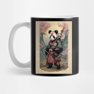 Japanese samurai panda Mug